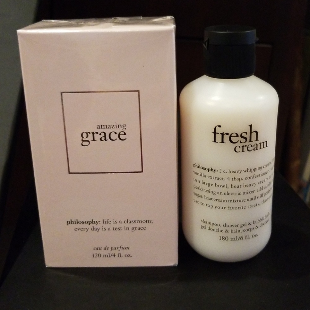 Philosophy amazing Grace parfum and fresh cream